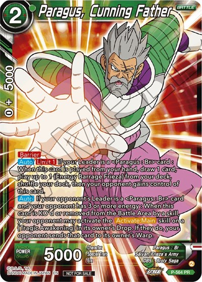 Paragus, Cunning Father