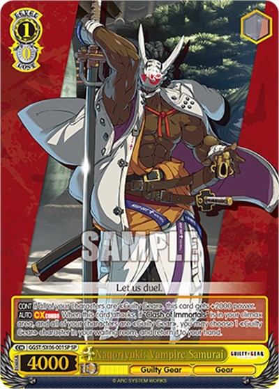 Nagoriyuki: Vampire Samurai GGST/SX06-001SP SP