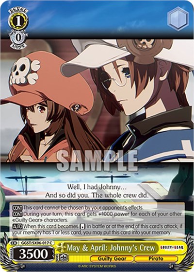 May & April: Johnny's Crew GGST/SX06-017 C