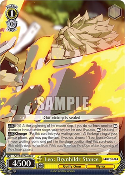 Leo: Brynhildr Stance GGST/SX06-018 C