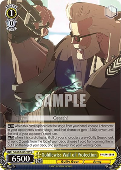 Goldlewis: Wall of Protection GGST/SX06-019 C