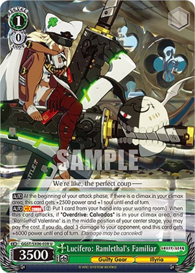 Lucifero: Ramlethal's Familiar GGST/SX06-038 U