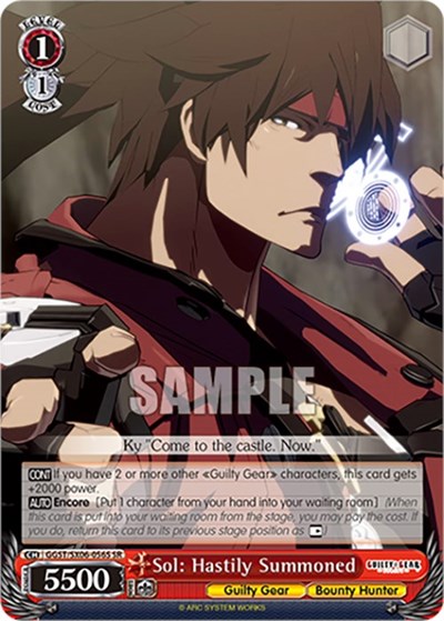 Sol: Hastily Summoned GGST/SX06-056S SR