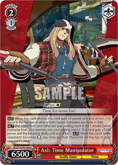 Axl: Time Manipulator GGST/SX06-058 R