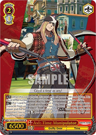 Axl: Time Manipulator GGST/SX06-058SP SP