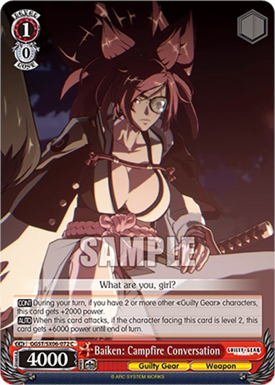 Baiken: Campfire Conversation GGST/SX06-072 C
