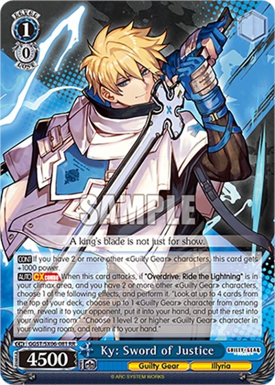 Ky: Sword of Justice GGST/SX06-081 RR
