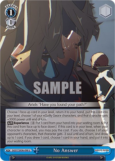 No Answer GGST/SX06-098 U