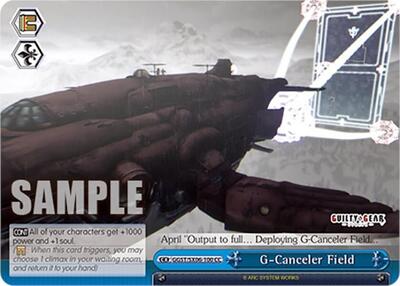 G-Canceler Field GGST/SX06-100 CC