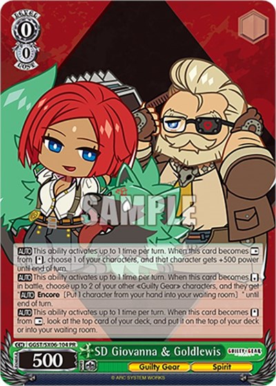 SD Giovanna & Goldlewis GGST/SX06-104 PR
