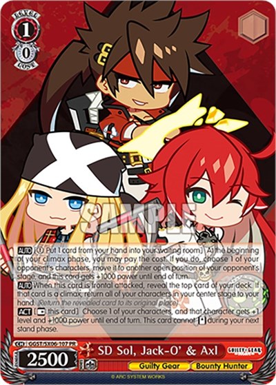 SD Sol, Jack-O' & Axl GGST/SX06-107 PR