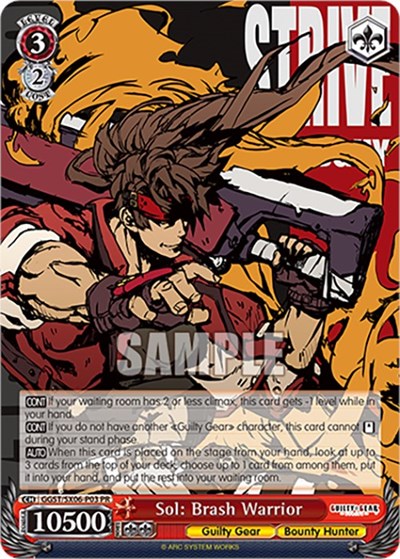 Sol: Brash Warrior GGST/SX06-P03 PR