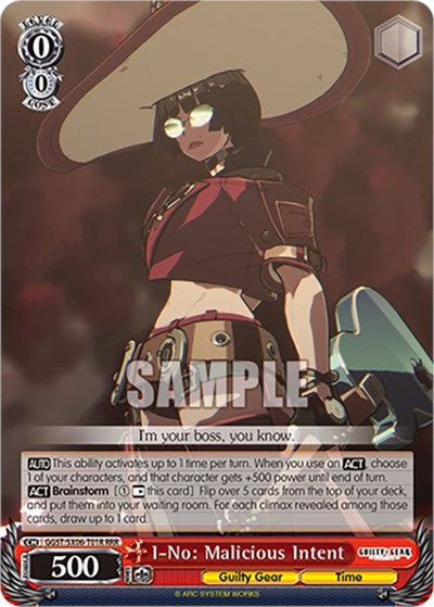 I-No: Malicious Intent GGST/SX06-T01R RRR