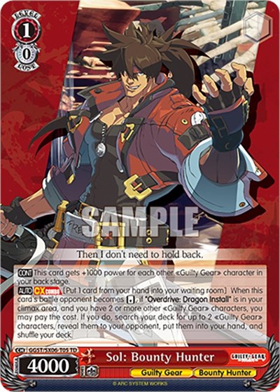 Sol: Bounty Hunter GGST/SX06-T05 TD