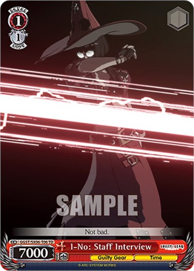 I-No: Staff Interview GGST/SX06-T06 TD