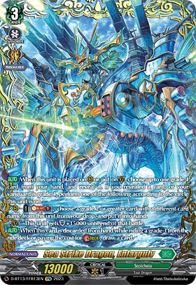Sea Strike Dragon, Enlargulv [D-Format] D-BT13/FRR13EN