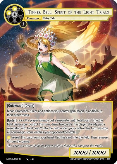 Tinker Bell, Spirit of the Light Trials MP01-157 MR