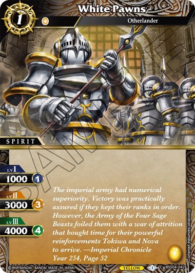 White Pawns BSS04-042