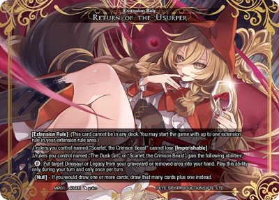 Return of the Usurper MP01-140 XR