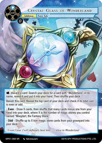 Crystal Glass of Wonderland 