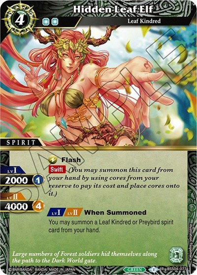 Hidden Leaf Elf BSS04-077