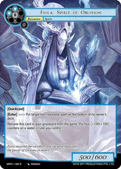 Fiola, Spirit of Oblivion MP01-162 R