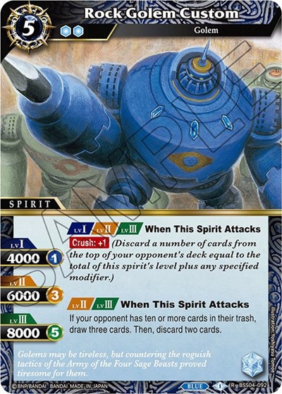 Rock Golem Custom BSS04-092
