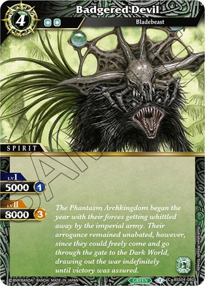 Badgered Devil BSS04-080