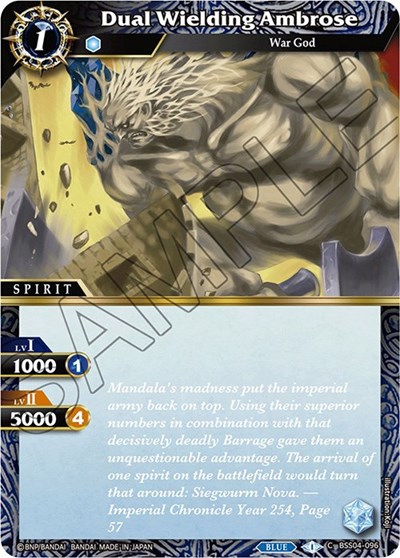 Dual Wielding Ambrose BSS04-096