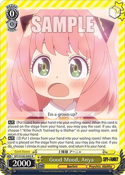 Good Mood, Anya SPY/S106-E005 R