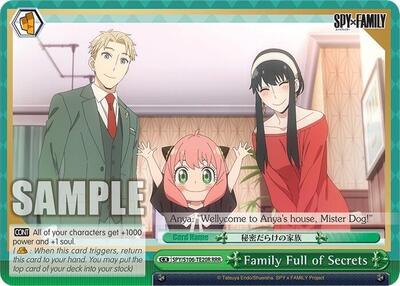 Family Full of Secrets SPY/S106-TE20R RRR