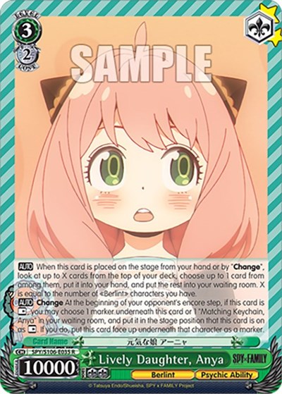 Lively Daughter, Anya SPY/S106-E035 R