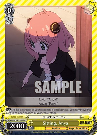 Sitting, Anya SPY/S106-TE03 TD