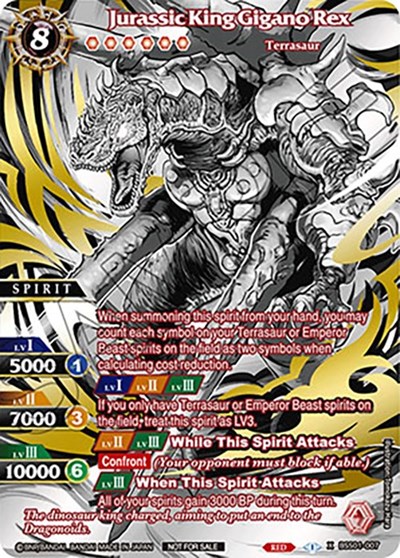 Jurassic King Gigano Rex BSS01-007