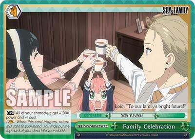 Family Celebration SPY/S106-E057 CC