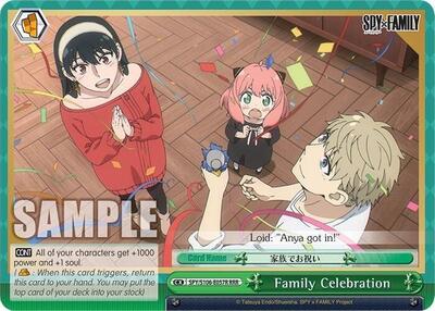 Family Celebration SPY/S106-E057R RRR