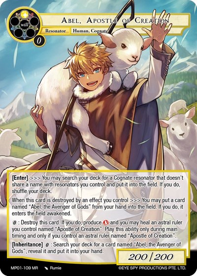 Abel, Apostle of Creation 