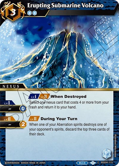 Erupting Submarine Volcano BSS04-115