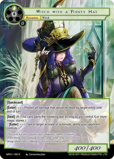 Witch with a Pointy Hat MP01-165 R