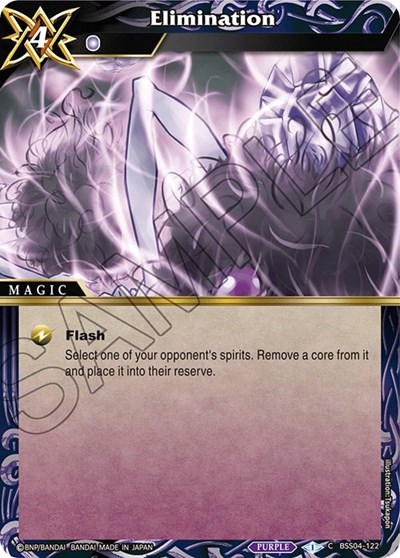 Elimination BSS04-122
