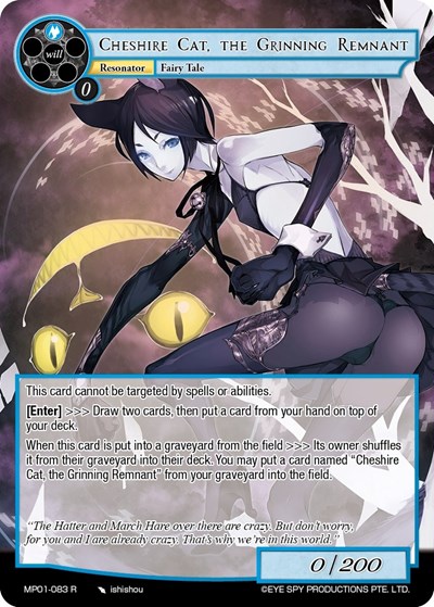 Cheshire Cat, the Grinning Remnant MP01-083 R