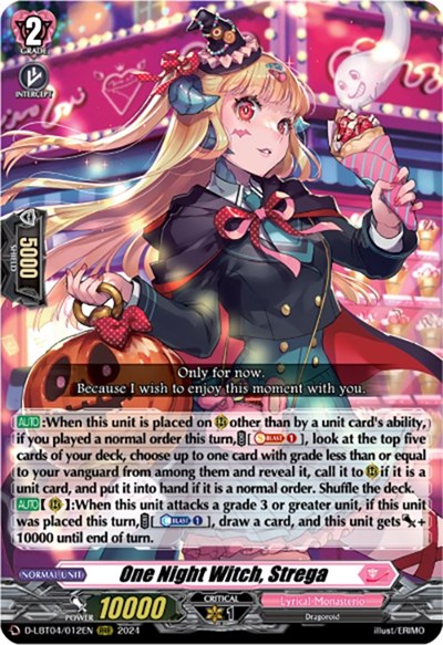 One Night Witch, Strega [D-Format] D-LBT04/012EN