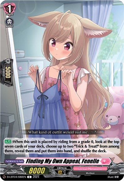 Finding My Own Appeal, Fenelle [D-Format] D-LBT04/080EN