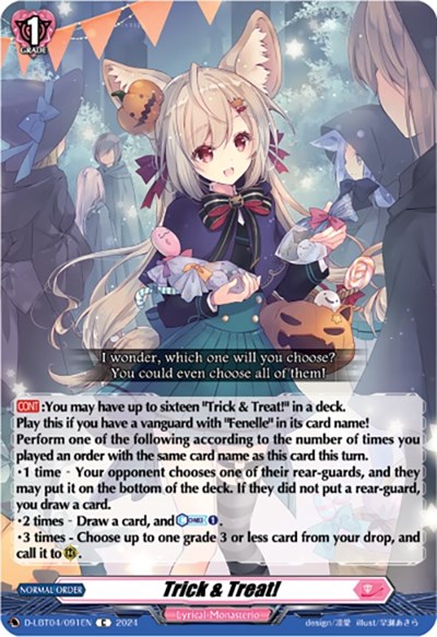 Trick & Treat! [D-Format] D-LBT04/091EN