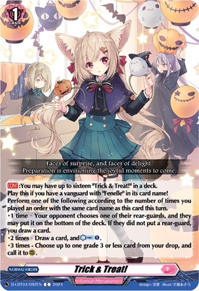 Trick & Treat! [D-Format] D-LBT04/092EN