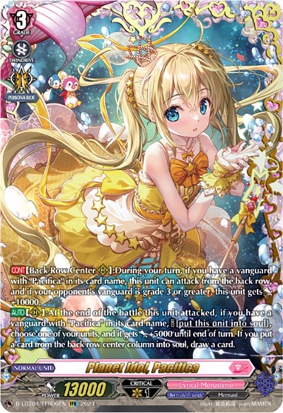 Planet Idol, Pacifica [D-Format] D-LBT04/FFR06EN