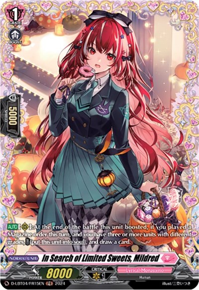 In Search of Limited Sweets, Mildred [D-Format] D-LBT04/FR15EN