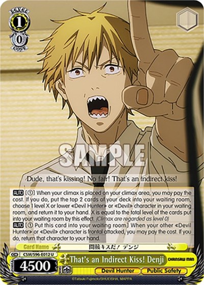 That's an Indirect Kiss! Denji CSM/S96-E012 U