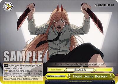 Fiend Going Berserk CSM/S96-E027R RRR