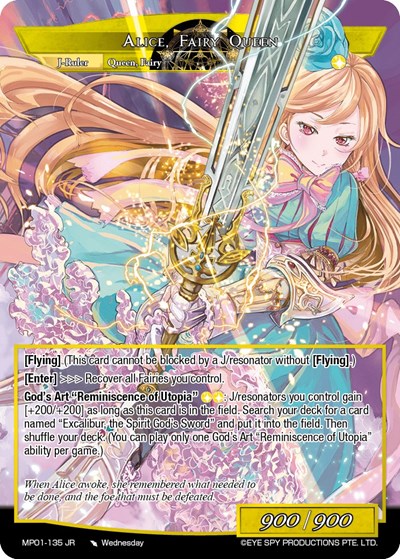 Alice, Girl of the Lake // Alice, Fairy Queen MP01-135 JR